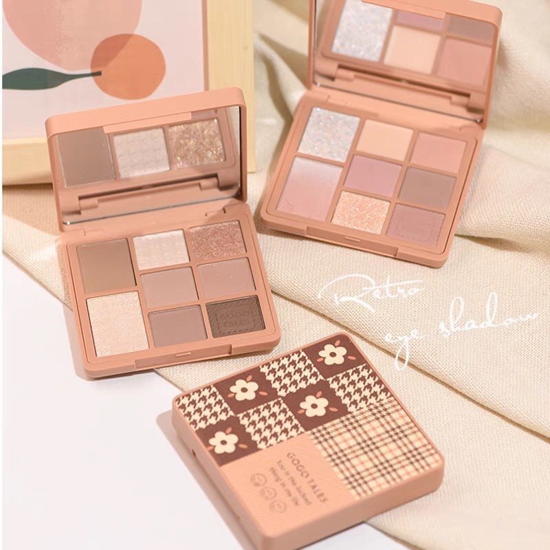 Bảng Phấn Mắt 8 Ô Gogo Tales Retro Mist Eyeshadow Palette 11.5g