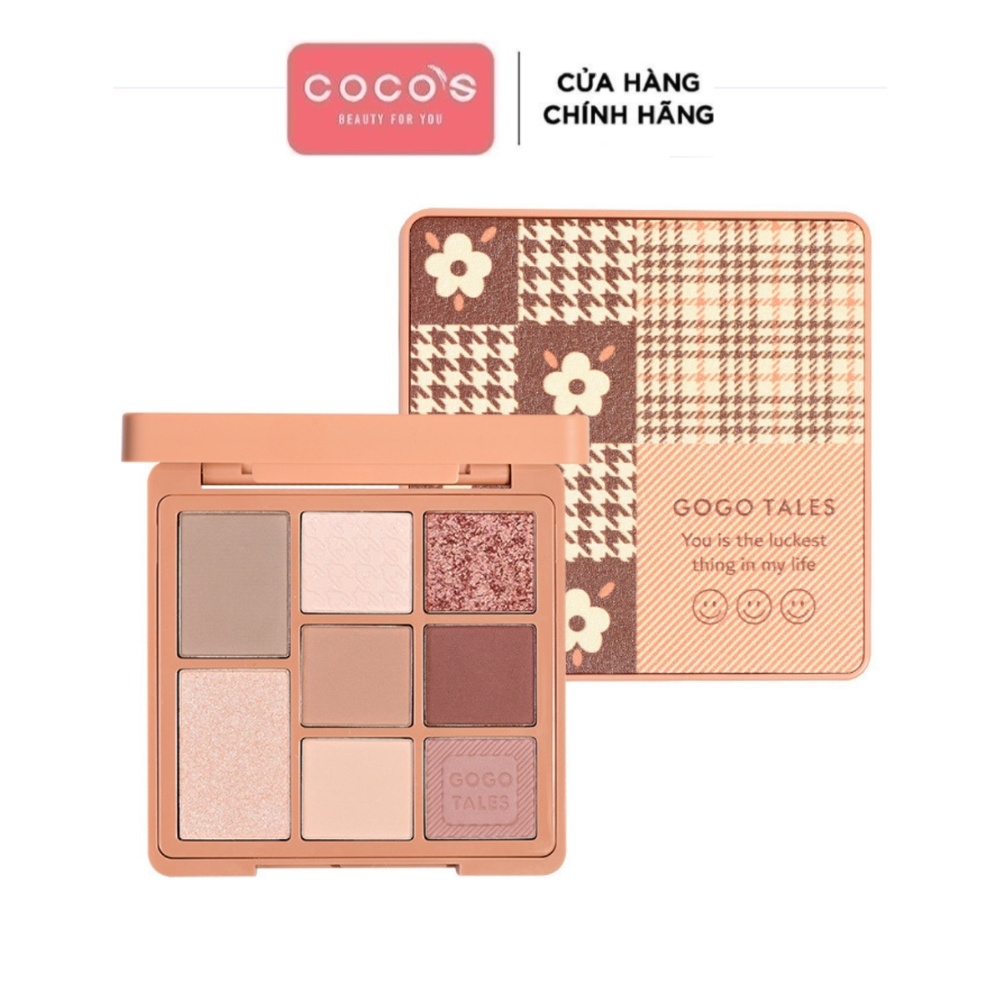Bảng Phấn Mắt 8 Ô Gogo Tales Retro Mist Eyeshadow Palette 11.5g