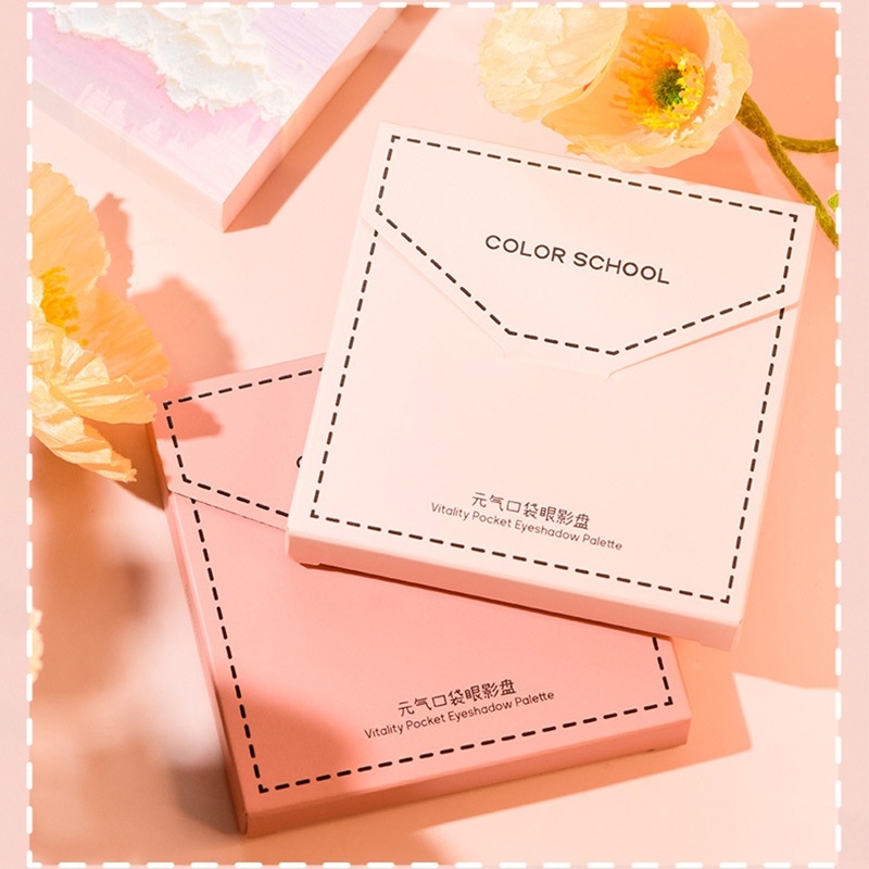Bảng Phấn Mắt Color School Vitality Pocket Eyeshadow Palette 9 Màu 12.4g