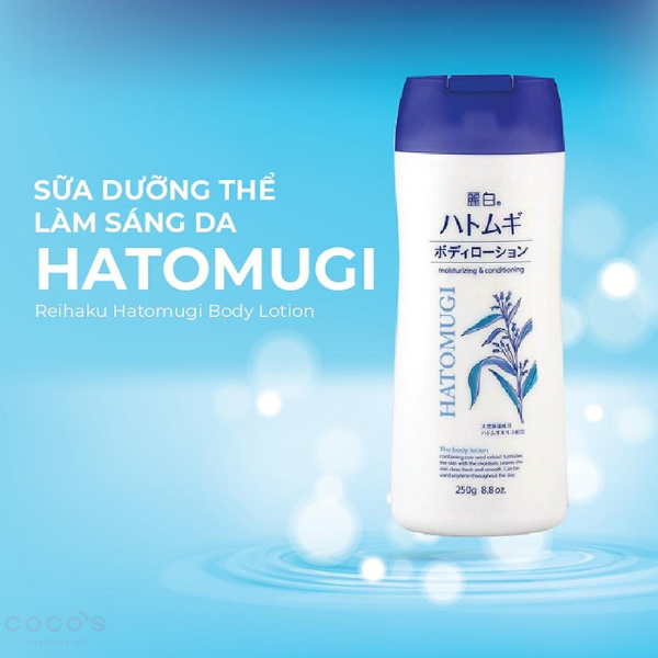 Sữa Dưỡng Thể Ban Đêm Hatomugi The Body Lotion Từ Hạt Ý Dĩ 250g