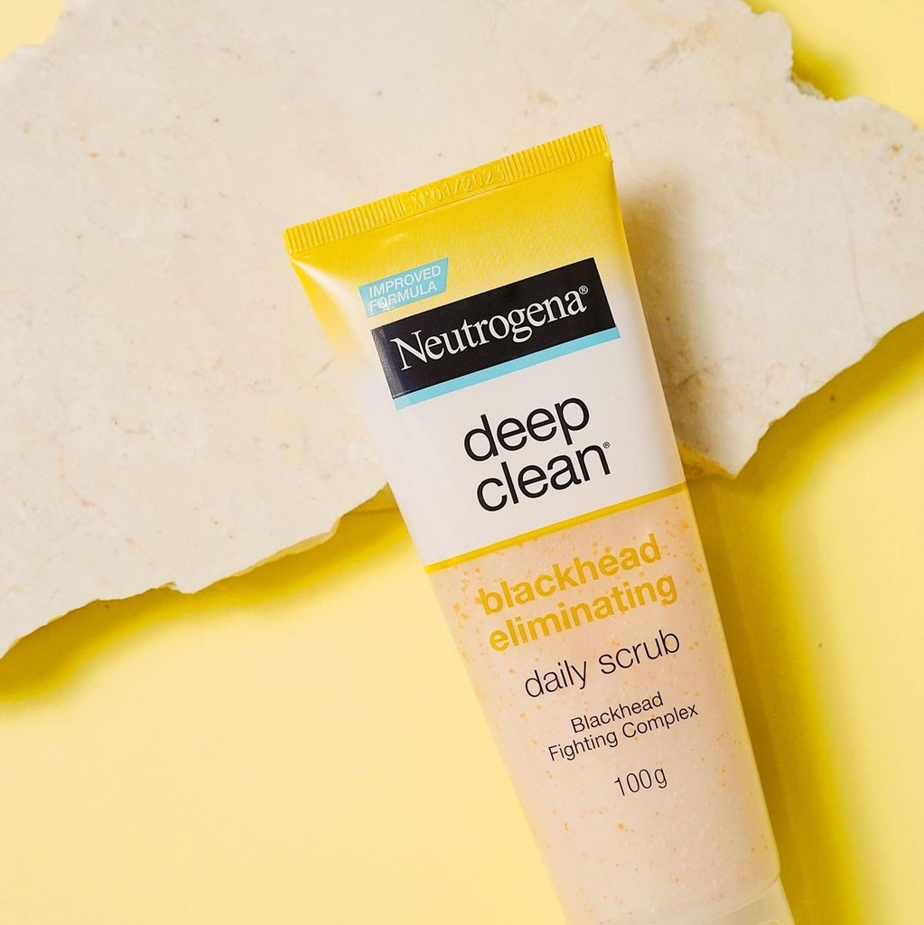 Sữa Rửa Mặt Giảm Và Ngăn Ngừa Mụn Đầu Đen Neutrogena Blackhead Eliminating Daily Scrub 100g