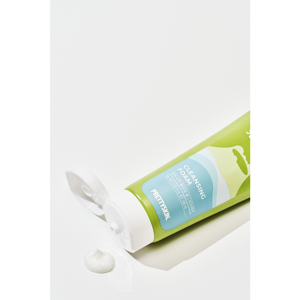 Sữa Rửa Mặt Rau Má Prettyskin The Pure Jeju Cica Cleansing Foam 150ml