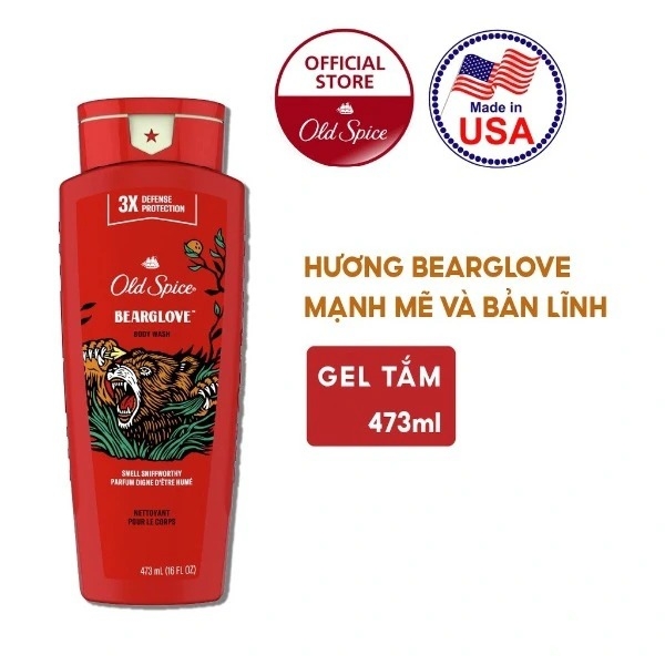 Gel Tắm Old Spice Nhiều Mùi Hương 473ml