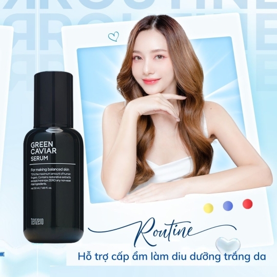 Serum Tinh Chất Rong Nho Tenzero Green Caviar Phục Hồi Và Tăng Độ Đàn Hồi Da 50g