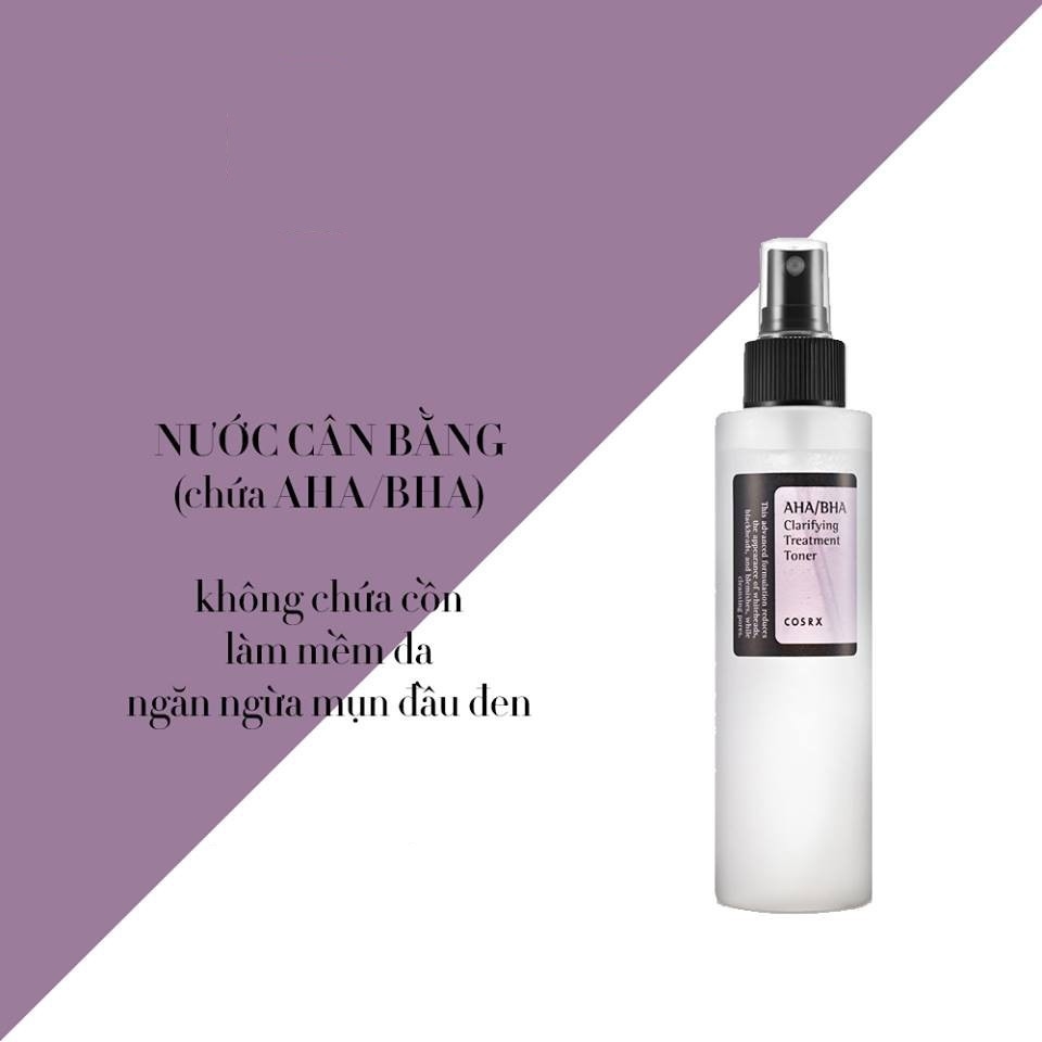 Nước Hoa Hồng COSRX Chứa AHA / BHA Tẩy Tế Bào Chết Làm Sáng Da Giảm Mụn 150ml