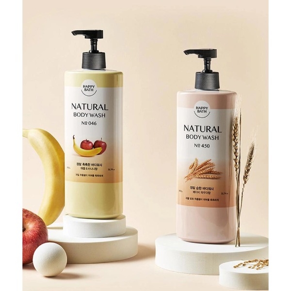Sữa Tắm Thiên Nhiên Happy Bath Natural Body Wash 900g