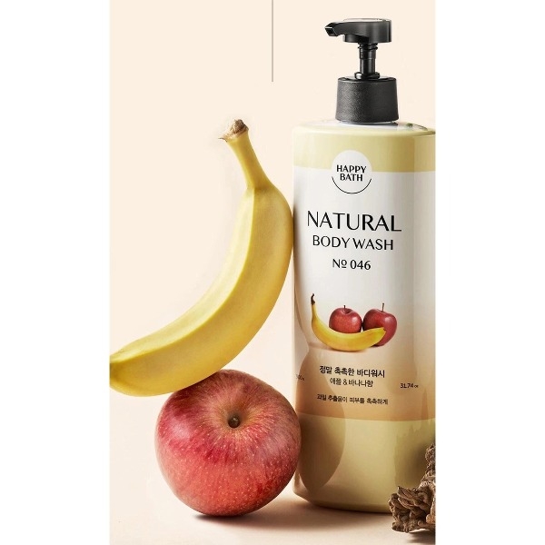 Sữa Tắm Thiên Nhiên Happy Bath Natural Body Wash 900g