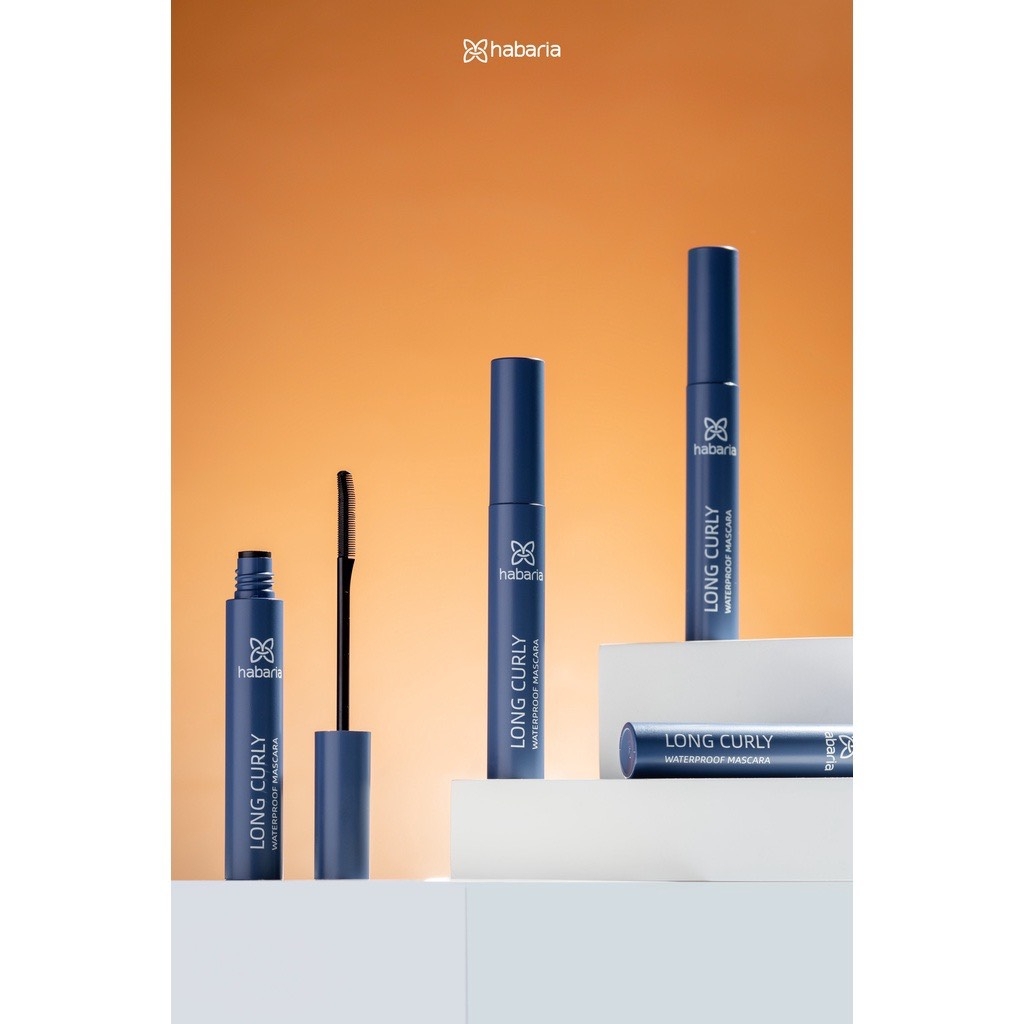 Mascara Chuốt Mi Không Trôi Habaria Long Curly Waterproof 10ml - XANH