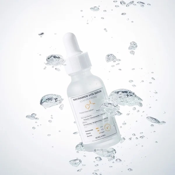 Serum Bergamo Niacinamide 10% + Zinc PCA 10Pm, Serum Giảm Mụn, Seurm Mờ thâm, Serum Thu Nhỏ Lỗ Chân Lông 30ml