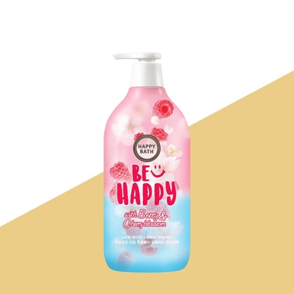 Sữa Tắm Happy Bath Be Happy with Berry & Cherry Blossom 900g