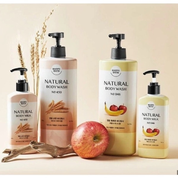 Sữa Tắm Thiên Nhiên Happy Bath Natural Body Wash 900g