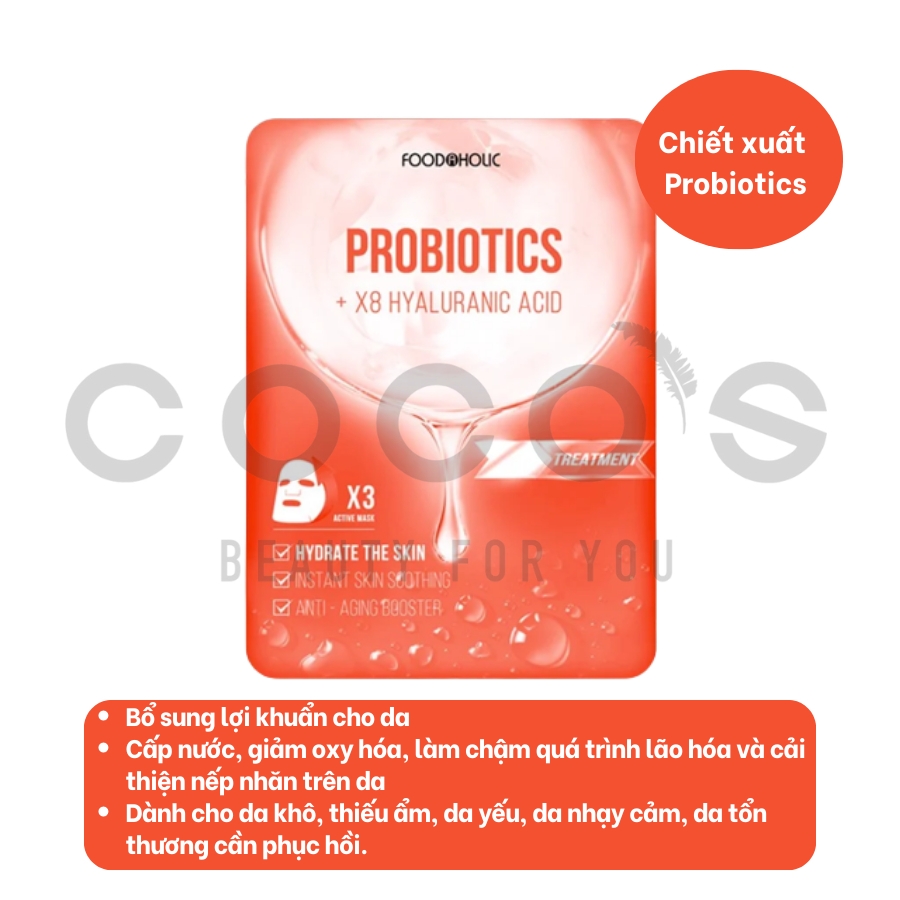 Măt nạ Foodahlic Essential Mask, Mặt Nạ Dưỡng Da, Cấp Ẩm 23g