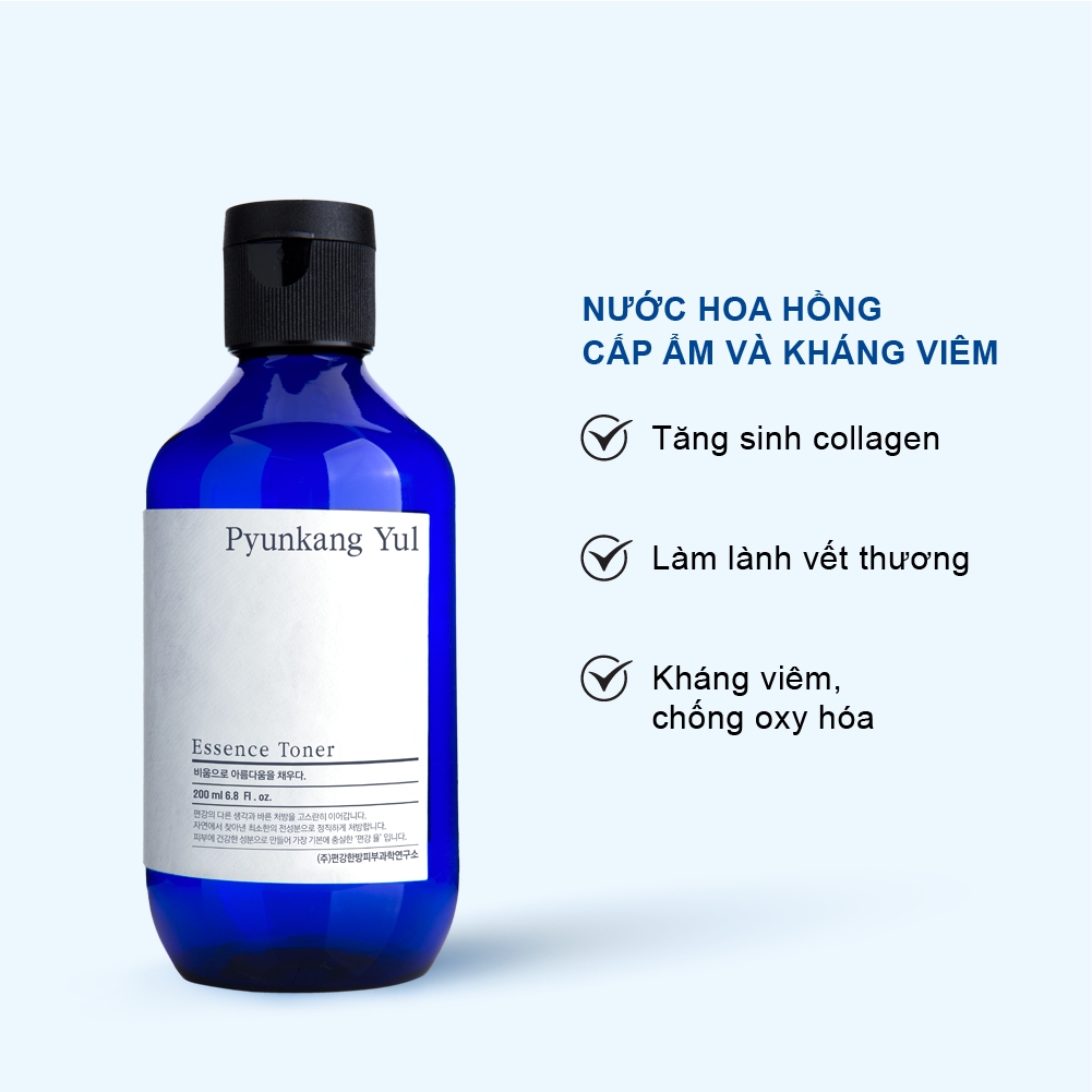 Nước Hoa Hồng Cấp Ẩm, Giảm Viêm Essence Toner Pyunkang Yul 30ml/100ml/200ml