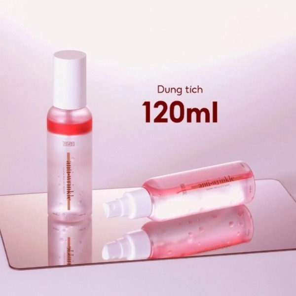 Xịt Dưỡng 2 Tầng Tenzero Signature Dual Spray Ampoule – Anti Wrinkle 120ml (Hồng)