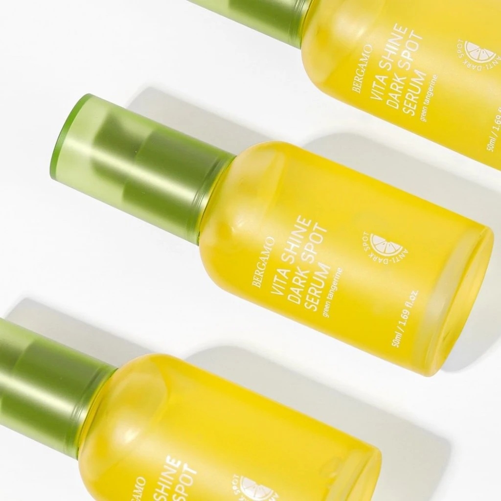 Serum Quýt Xanh Trắng Da Mờ Thâm Nám Bergamo Green Tangerine Vita Shine Dark Spot Serum 50ml - 50ml + Tặng 10ml