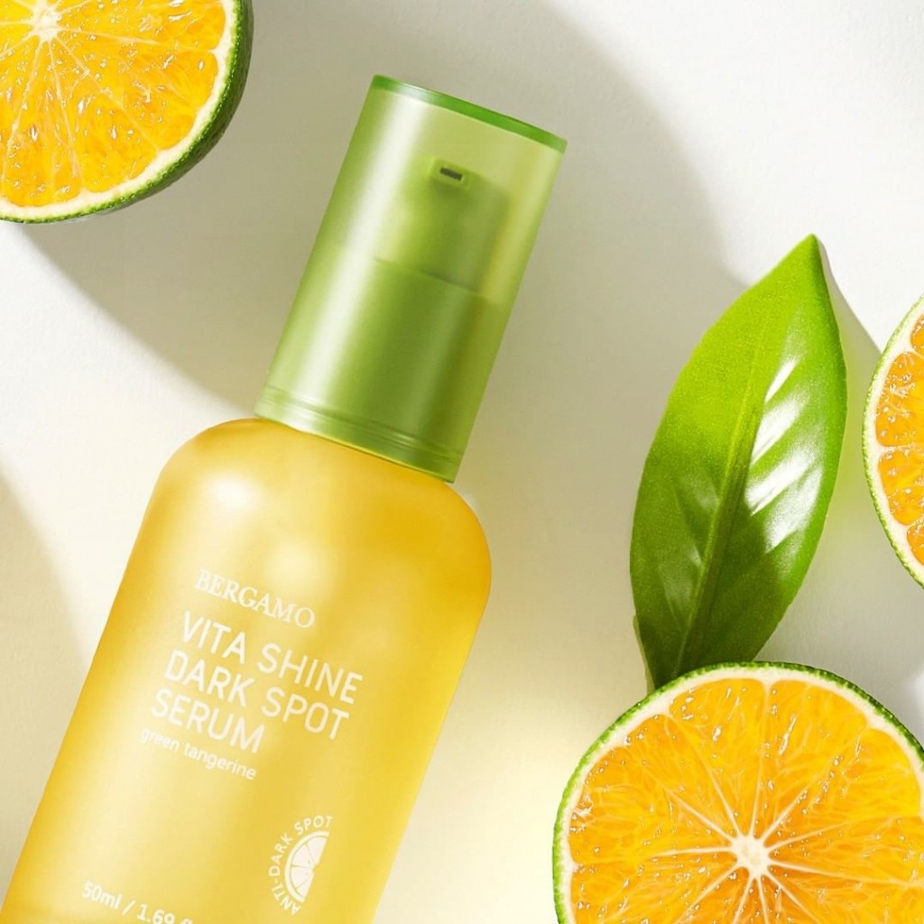 Serum Quýt Xanh Trắng Da Mờ Thâm Nám Bergamo Green Tangerine Vita Shine Dark Spot Serum 50ml - 50ml + Tặng 10ml