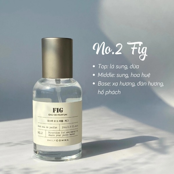Nước hoa Santal Eau De Parfum DailyComma 30ml (Nhiều mùi hương)