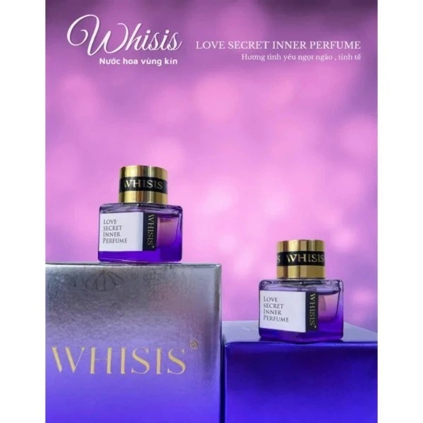 Nước Hoa Vùng Kín Cho Phái Nữ Whisis Love Secret and Rose Day Inner Perfume 7ml