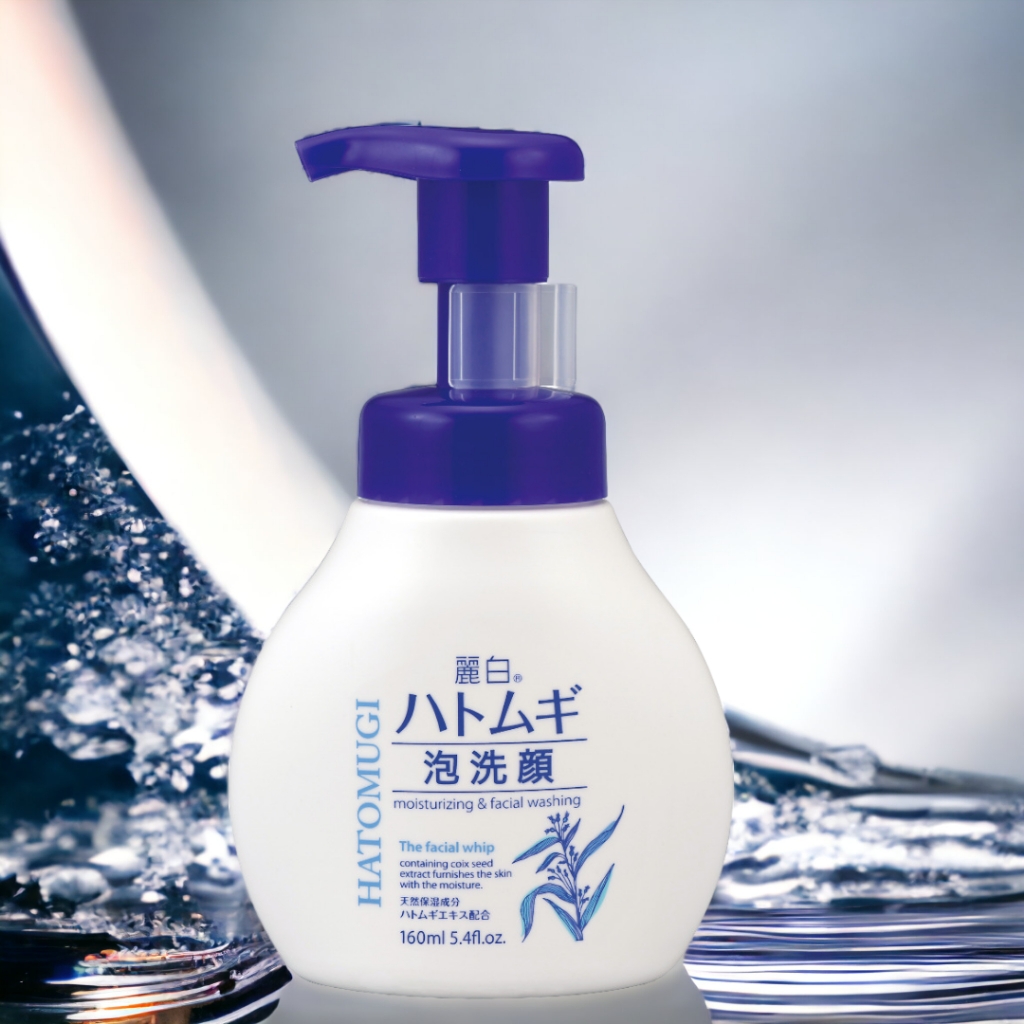 Sữa Rửa Mặt Hatomugi Tạo Bọt Hỗ Trợ Dưỡng Ẩm, Sáng Da 160ml Moisturizing & Facial Washing - The Facial Whip