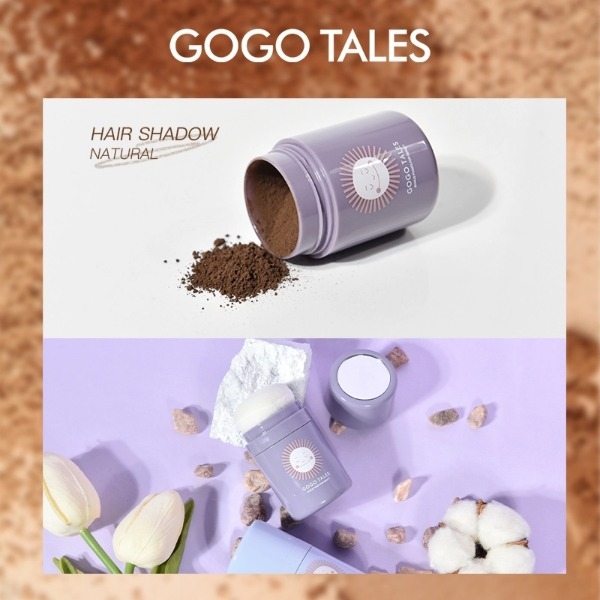 Phấn Che Khuyết Điểm Làm Dày Tóc Gogo Tales Vỏ Tím