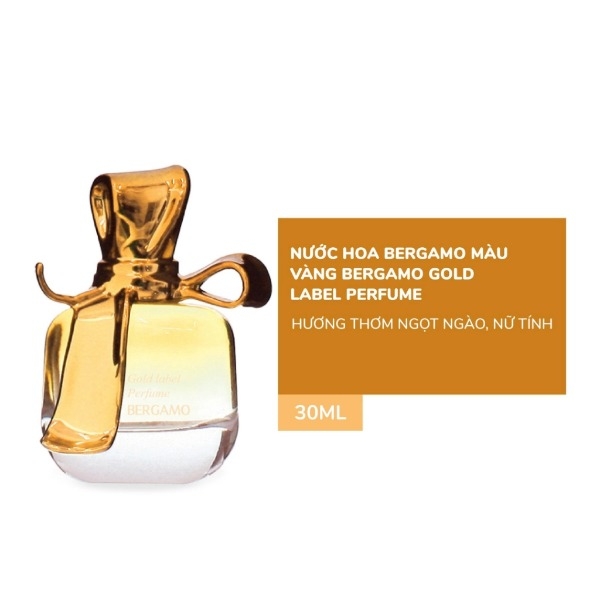 Nước Hoa Bergamo Perfume Nhiều Mùi Hương 30ml