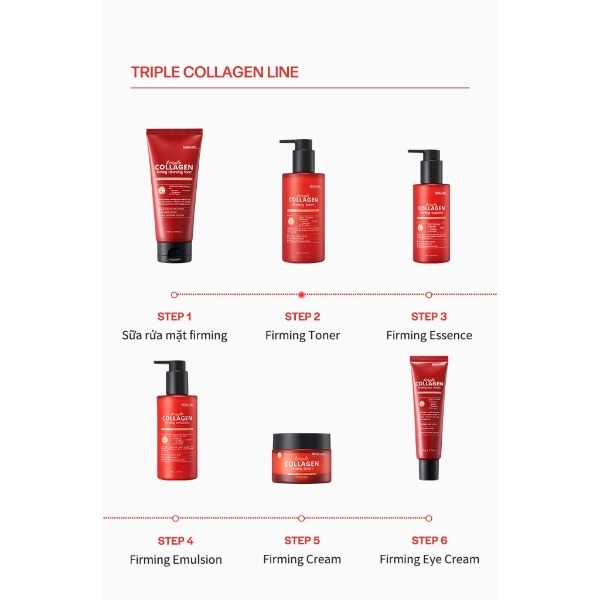 Toner Collagen Săn Chắc Bergamo Triple Collagen Firming Toner 250ml