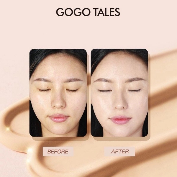 Phấn Nước Gogo Tales Glazed Soft Air Boy Girl Cushion Dưỡng Ẩm Che Khuyết Điểm Kèm Lõi Thay Thế 13gx2