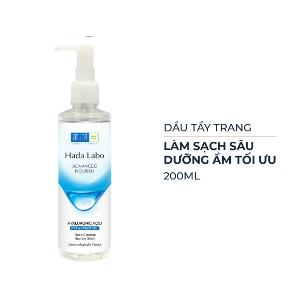 Dầu Tẩy Trang Dưỡng Ẩm Hada Labo Advanced Nourish Hyaluron Cleansing Oil 200ml