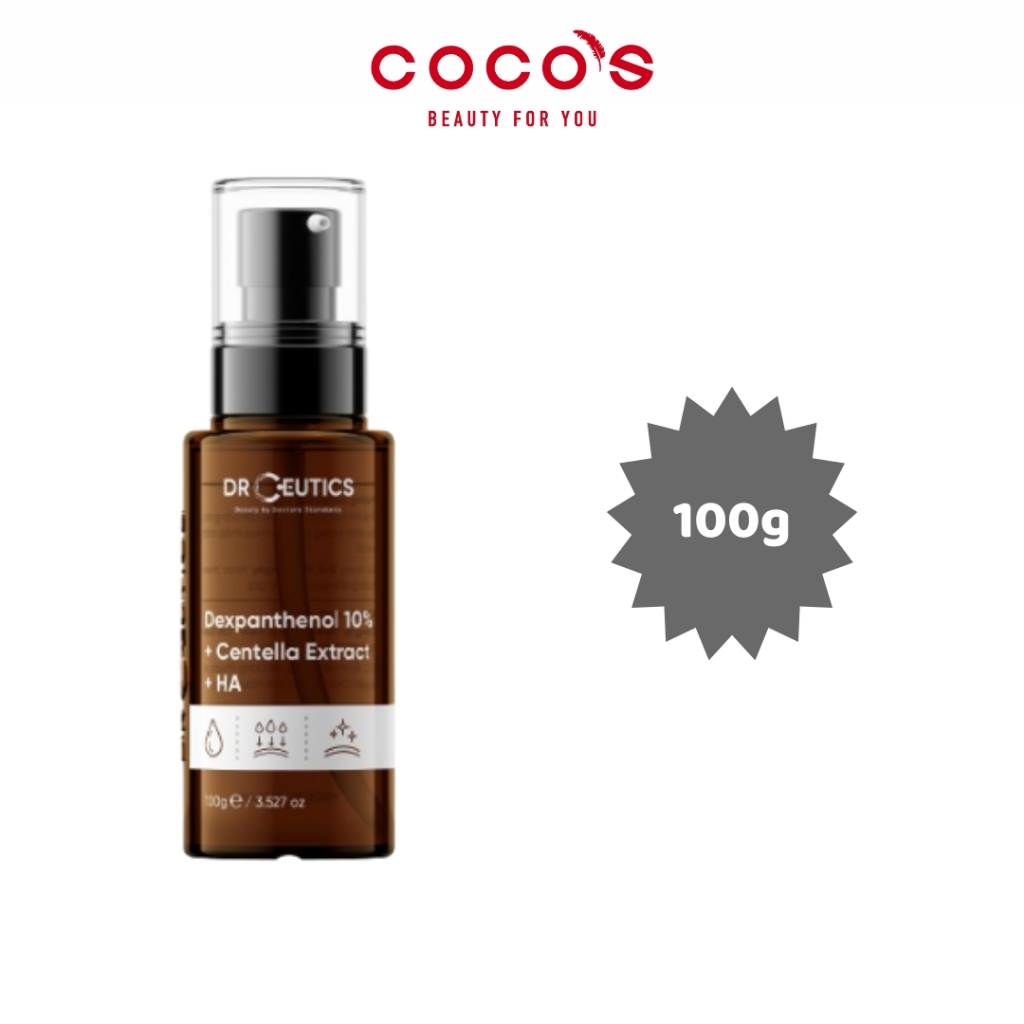 Serum B5 DrCeutics Dexpanthenol 10% + Centella Extract + HA Tinh Chất Cấp Ẩm Và Phục Hồi Da 30g/100g