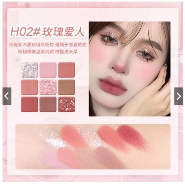 Bảng mắt 9 ô HOLD LIVE Simple specular great time