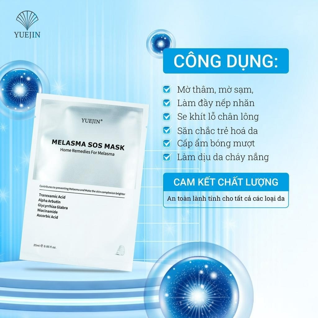 Mặt Nạ Yuejin Mask Mặt Nạ Phục Hồi, Mặt Nạ B5, Mặt Nạ Dưỡng Sáng, Mặt Nạ Cấp Ẩm 25ml