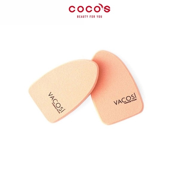 Bông Phấn Ướt Vacosi Long Oval Sponge (2 Cái) - BP18
