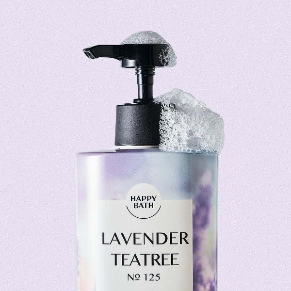 Sữa Tắm Happy Bath Flower Therapy Lavender & Tea Tree Body Wash No.125 900ml