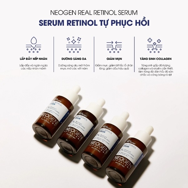 Serum Neogen Dermalogy Real 2% Retinol Sinh Học Phục Hồi Da 30ml