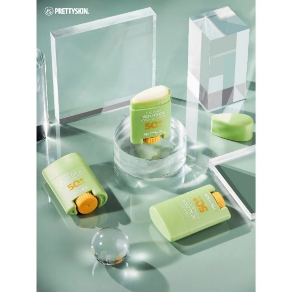 Sáp Chống Nắng Prettyskin The Pure Jeju Cica Sebum Sun Stick, Sáp Chống Nắng Rau Má,Sáp Chống Nắng Da Mụn SPF50+PA++++18g
