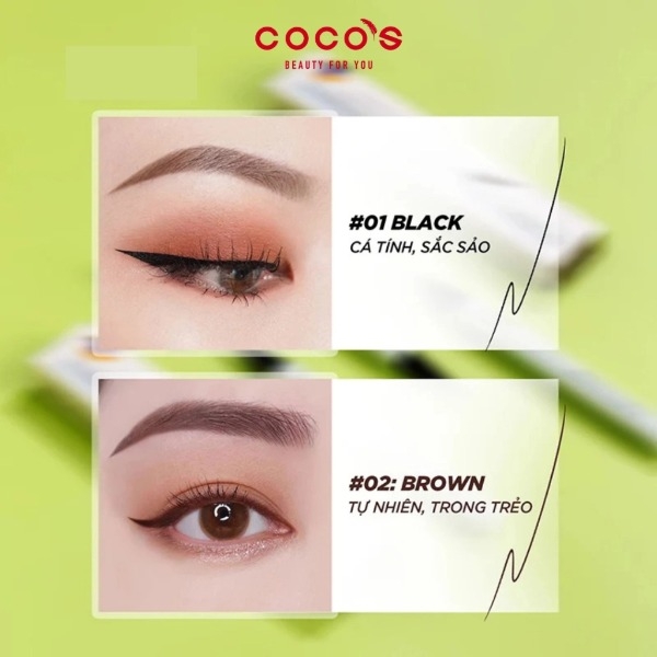 Bút Kẻ Mắt Nước Vacosi Waterproof Eyeliner 24 Phiên Bản Mới VM25 10g