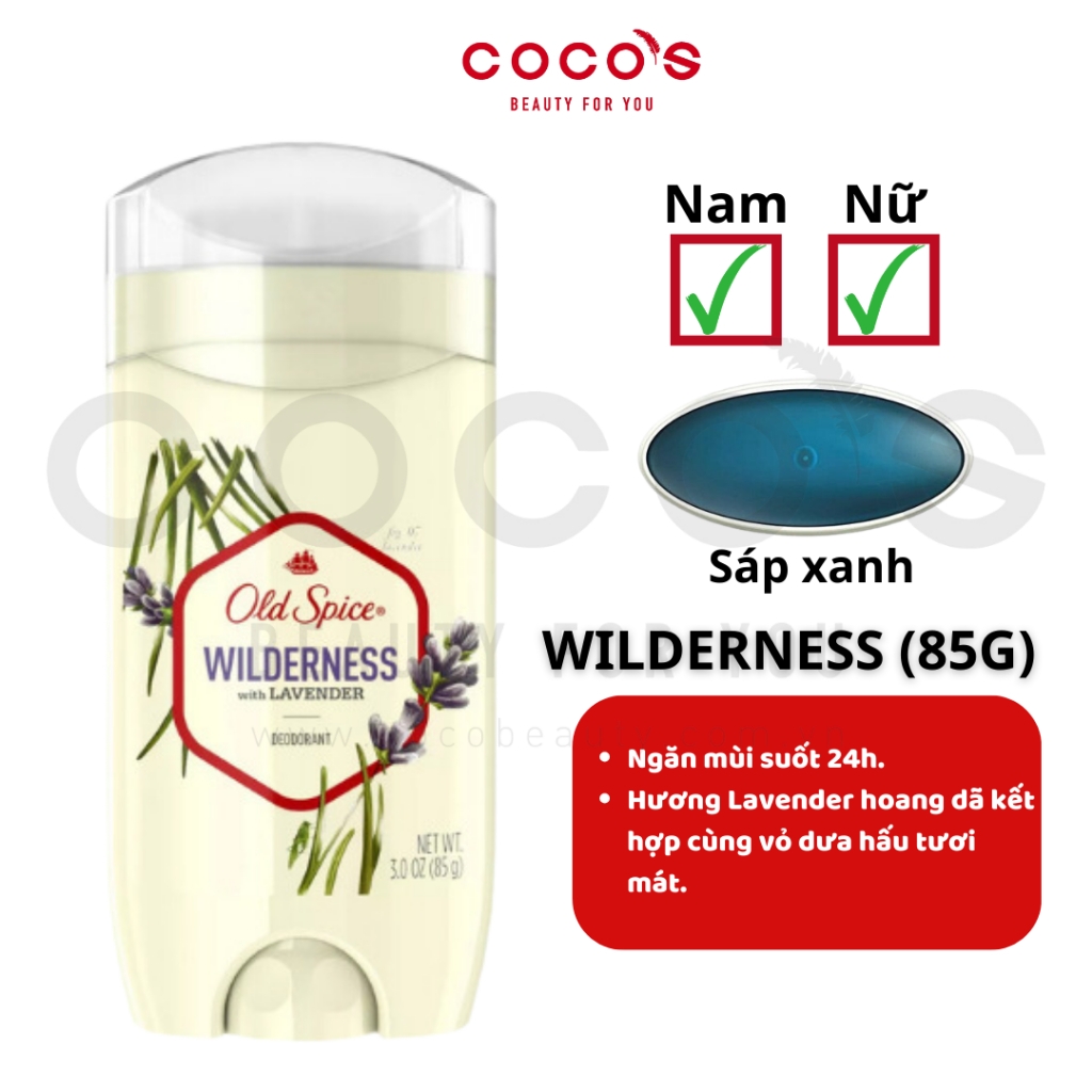 Sáp Khử Mùi Old Spice USA Lăn Sáp Khử Mùi & Giảm Tiết Mồ Hôi 73g/85g