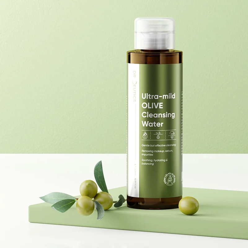 Nước Tẩy Trang DrCeutics Ultra-mild Olive Cleansing Water Nước Tẩy Trang Làm Sạch Dịu Nhẹ, Cấp Ẩm 500ml