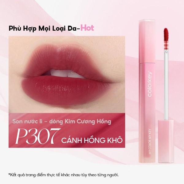 Son Bóng Colorkey Soft Matte Water Tint, Son Bóng, Son Kem Son Kem Lì Lâu Trôi 1.8g
