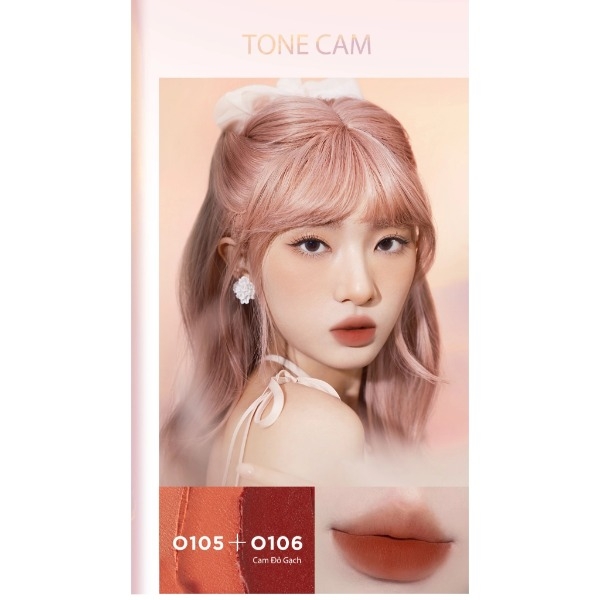 Son Môi Colorkey Mousse Lip Mud Matte, Son Môi Nhung, Son Môi Kem Bùn 2g