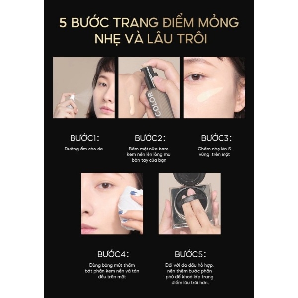 Kem Nền Colorkey Matte Flawless Liquid Foundation Mịn Lì Lâu Trôi 30g