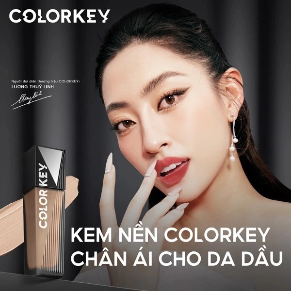 Kem Nền Colorkey Matte Flawless Liquid Foundation Mịn Lì Lâu Trôi 30g