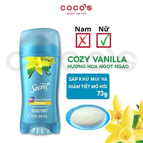 Gel Ngăn Tiết Mồ Hôi Và Khử mùi Secret Nhiều Mùi Hương 73g