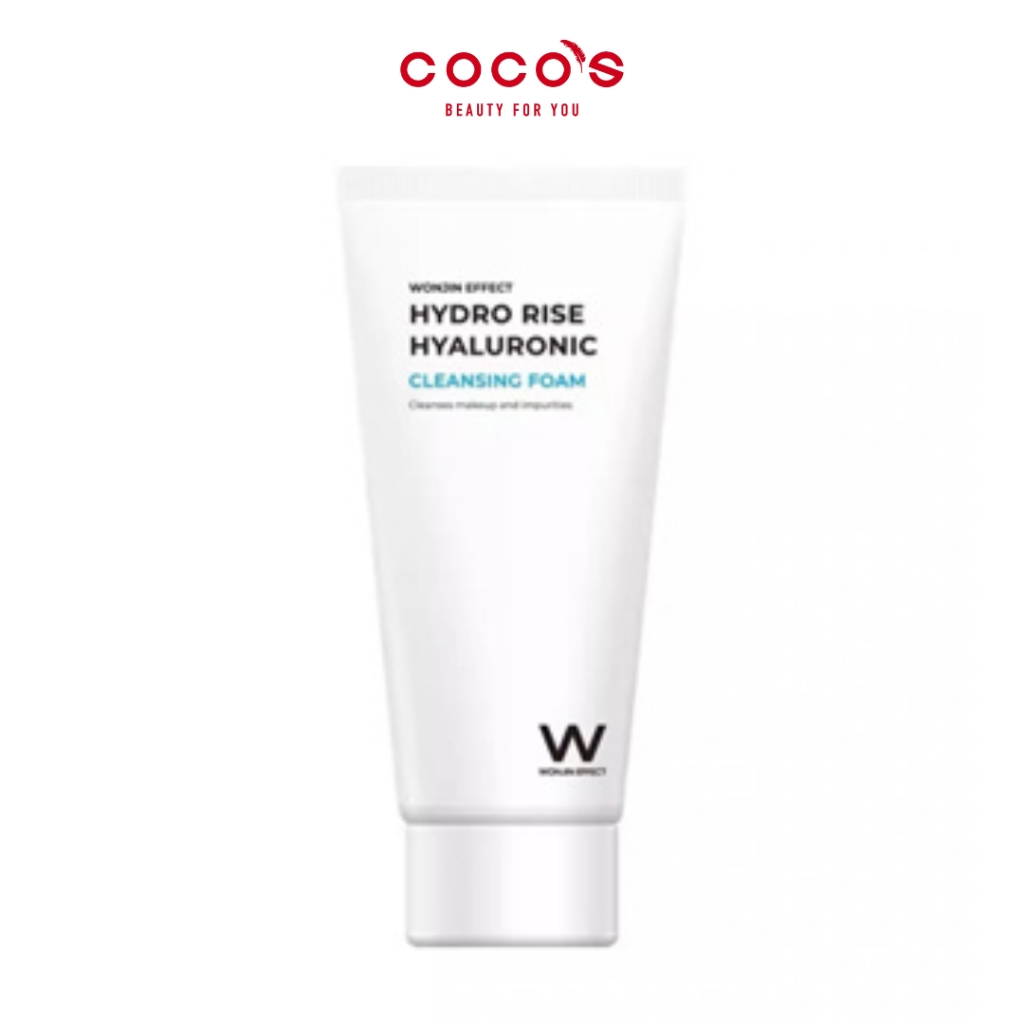 Sữa Rửa Mặt WonJin Effect Hydro Rise Hyaluronic Cleansing Foam, Sữa Rửa Mặt Cấp Ẩm 80ml