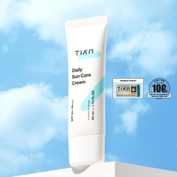Kem Chống Nắng Tia'm Daily Sun Care Cream Kiểm Soát Dầu Nhờn SPF50+ PA++++ 50ml