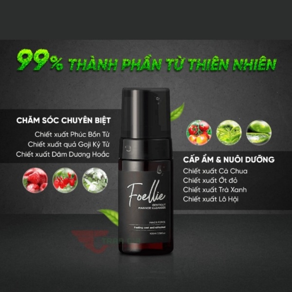 Dung Dịch Vệ Sinh Nam Dạng Bọt Foellie Gentiguy Manner Cleanser  100g