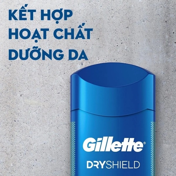 Sáp Khử Mùi Gillette Dryshield Cool Wave, Sáp Khử Mùi Nam 96g