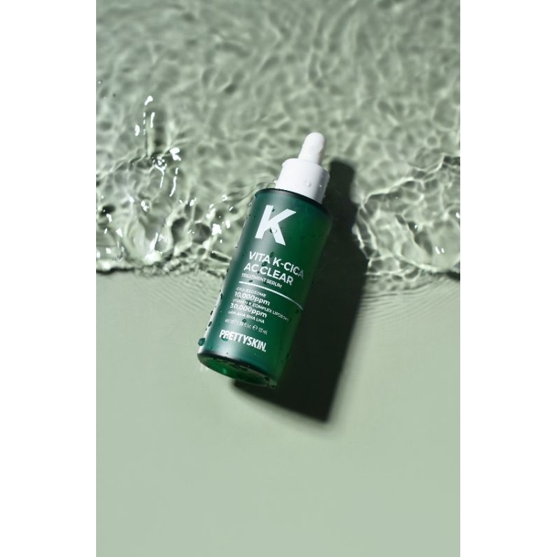 Serum Pretty Skin Vita K - Cica AC Clear Treatment, Serum Phục Hồi, Serum Căng Bóng Da 50ml