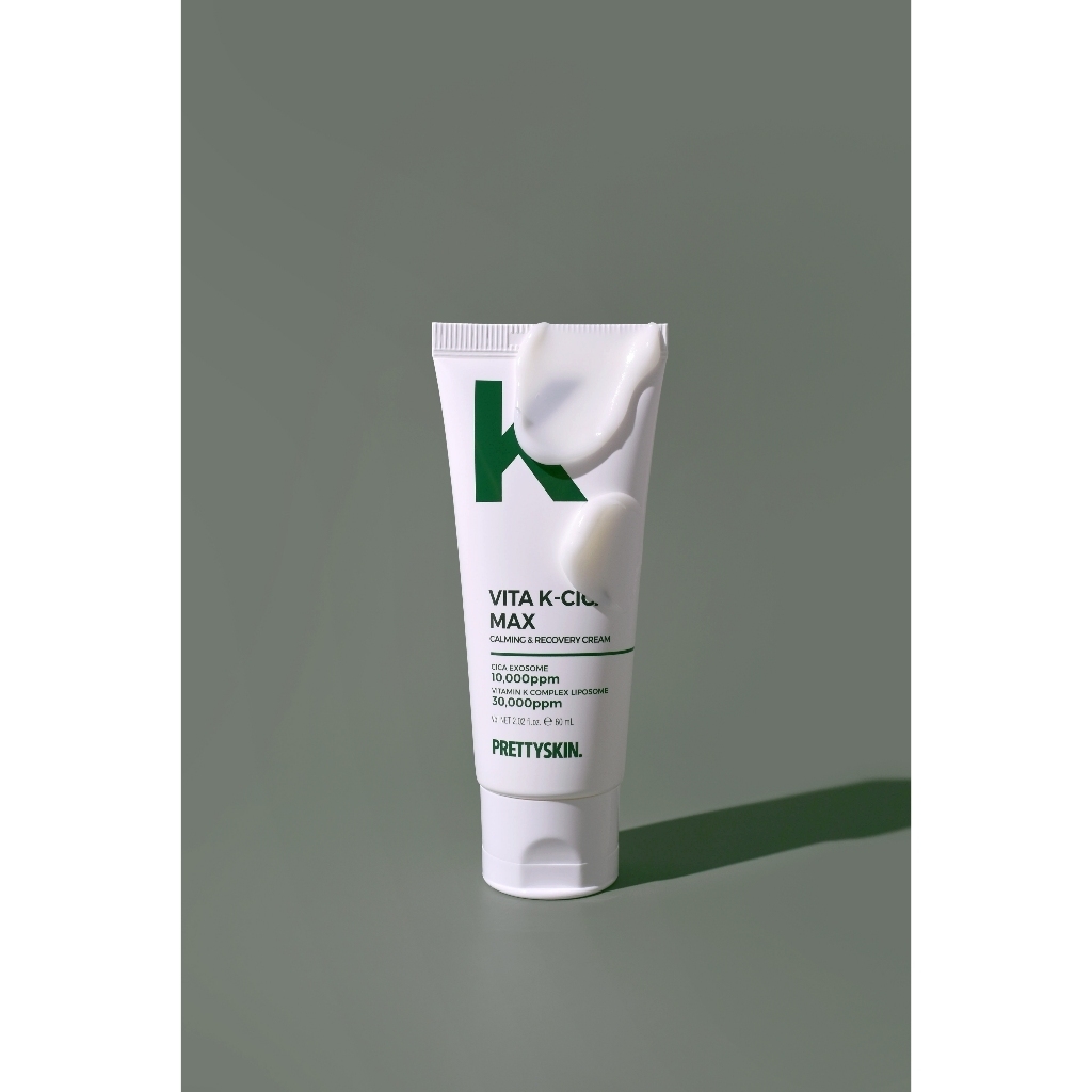 Kem Dưỡng Pretty Skin Vita K-Cica Max Calming & Recovery Cream, Kem Dưỡng Giảm Mụn, Kem Dưỡng Phục Hồi 60ml