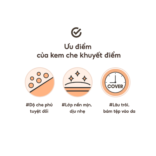 Kem Che Khuyết Điểm The Seam Cover Perfection Tip Concealer 6.5g